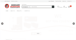Desktop Screenshot of mercuryinverters.com